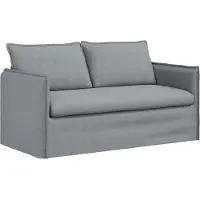 vidaXL Soffa Ljusgrå 156 x 82 x 85 cm tyg