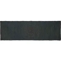 vidaXL Områdesmattor Rektangulär Mörkgrå 80 x 250 cm Jute