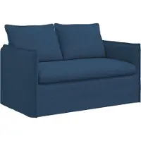vidaXL Soffa Blå 136 x 82 x 85 cm tyg