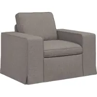 vidaXL Soffset 2 pcs Taupe 182 x 80 x 82 cm tyg