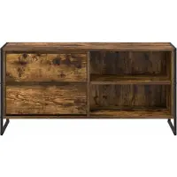 vidaXL TV-skåp med låda Rökek 100 x 36 x 49,5 cm Konstruerat trä