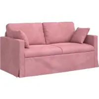vidaXL Soffa Rosa 158 x 78 x 80 cm Sammet
