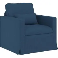 vidaXL Soffa Blå 78 x 78 x 80 cm tyg