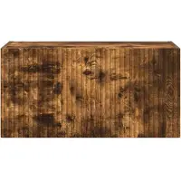 vidaXL TV Vägghylla Rökt ek 60 x 31 x 29,5 cm Konstruerat trä