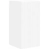 vidaXL TV Vägghylla Väggmonterad Vit 30 x 31 x 60 cm Konstruerat trä