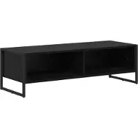 vidaXL TV-skåp Svart Ek 100 x 36.5 x 30.5 cm Konstruerat trä