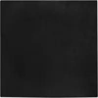 vidaXL Halkfri matta i konstgjord kaninfäll OLITE Svart 160 x 160 cm