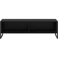 vidaXL TV-skåp Svart Ek 100 x 36.5 x 30.5 cm Konstruerat trä