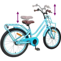 vidaXL Barncykel 20 Tum för 6-11 år gamla Ljusblå