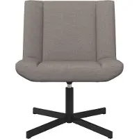 vidaXL Skrivstol Taupe 63 x 75 x 76 cm tyg