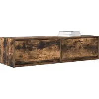 vidaXL TV-skåp Rökfärgad ek 100 x 31 x 25,5 cm Konstruerat trä