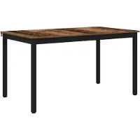 vidaXL Matbord 140 x 80 x 75 cm METALL