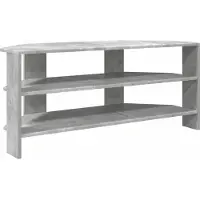 vidaXL HörnTVSkåp Betonggrå 102x40,5x45cm Konstruerat trä