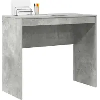 vidaXL Skrivbord Betonggrå 90 x 40 x 76 cm