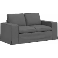 vidaXL Soffa Mörkgrå 162 x 80 x 82 cm tyg