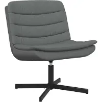 vidaXL Skrivstol Mörkgrå 63 x 75 x 76 cm tyg