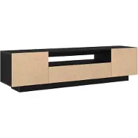 vidaXL TV-skåp Svart 160 x 35 x 40 cm Konstruerat trä