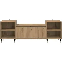vidaXL TV-skåp Artisan Ek 160 x 35 x 55 cm Konstruerat trä