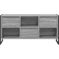 vidaXL TV-skåp med låda Grå Sonoma 100 x 36 x 49,5 cm Konstruerat trä