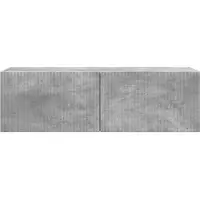 vidaXL TV Vägghylla Betong 98 x 31 x 29,5 cm Konstruerat trä