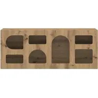 vidaXL TV-skåp Artisan Ek 100 x 35 x 40 cm Konstruerat trä