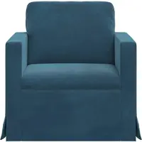vidaXL Soffa Blå 78 x 78 x 80 cm Sammet