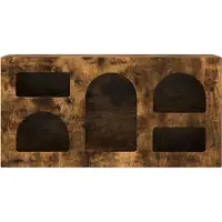 vidaXL TV-skåp Rökt ek 80 x 35 x 40 cm Konstruerat trä