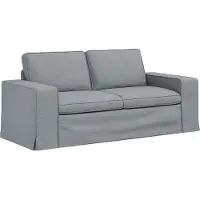 vidaXL Soffa Ljusgrå 182 x 80 x 82 cm tyg