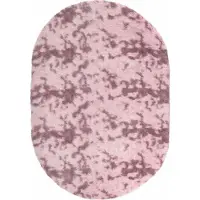 vidaXL Ryamatta med lång lugg NAVARRA dammig rosa 300x200 cm polyester