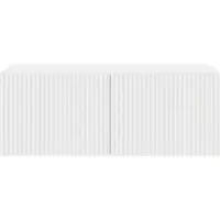 vidaXL TV Vägghylla 2 pcs Vit 39 x 31 x 29,5 cm Konstruerat trä