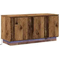 vidaXL TV-skåp Gammalt trä 100 x 38 x 49 cm Konstruerat trä