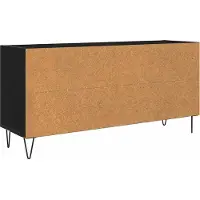 vidaXL TV-skåp Svart Ek 103,5 x 30 x 50 cm Konstruerat trä