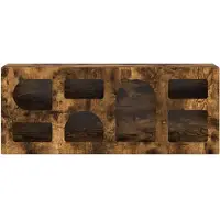 vidaXL TV-skåp Rökt ek 100 x 35 x 40 cm Konstruerat trä