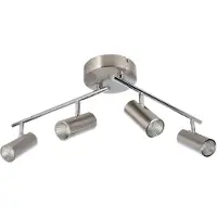 Deko-light 348114 Becrux IV Utanpåliggande belysning LED EEK: F (A - G) 21.0 W Silver