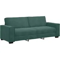 vidaXL 3-sitssoffa mörkgrön 180 cm sammet
