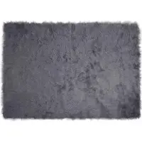 vidaXL Fuskfäll matta TAFALLA Antracit 160 x 230 cm Polyester