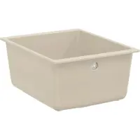 vidaXL Diskho Beige 370 x 460 mm 80% Kvarts och 20% Resin