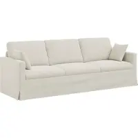 vidaXL Soffa Kräm 228 x 78 x 80 cm Sammet