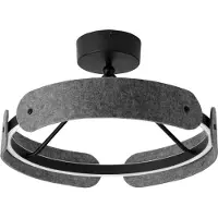 Osram LED taklampa Decor Curve Felt, Aluminium / grå / zink, Vardagsrum / matsal, Textil / tyger / siden, Modern, LED-taklampa