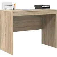vidaXL Skrivbord Sonoma-ek 100 x 50 x 76 cm