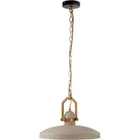LIGHT IMPRESSIONS Cygni 342101 Pendellampa LED, Halogen E27 25 W Grå