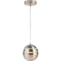 Deko-light Ankaa 200 342137 Pendellampa LED, Halogen E27 40 W Rostfritt stål