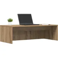vidaXL Väggmonterat skrivbord Väggmonterad Artisan Ek 100 x 45 x 30 cm