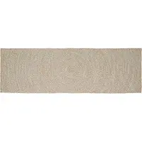 vidaXL Områdesmattor Rektangulär Naturlig och vit 80 x 200 cm Jute