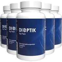 InterGuard AG Dioptik - 300 kapslar (5-pack) - Schweizisk formel - 22 vitaminer & mineraler - Professionell storlek