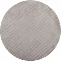 vidaXL Områdesmattor Rund SIROLO Sand Ø 160 CM Polyester