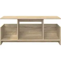 vidaXL TV-bänk Sonoma-ek 102 x 35 x 45 cm Konstruerat trä