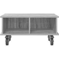 vidaXL TV-bänk Grå Sonoma 68,5 x 35 x 35 cm Konstruerat trä