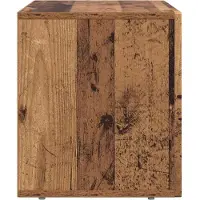 vidaXL TV-skåp Gammalt trä 60 x 35 x 40 cm Konstruerat trä