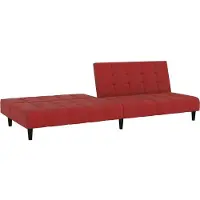 vidaXL Soffa-säng 2 platser vinröd sammet 375768